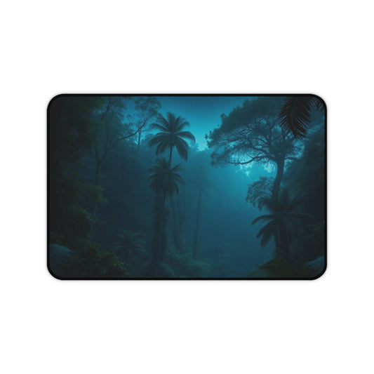 Serene Jungle Desk Mat | Nature Vibes | Office Décor, Gaming Mat, Home Office Accessory, Gift for Nature Lovers, Desk Organizer